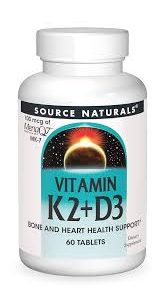 SOURCE NATURALS VITAMIN K2+D3