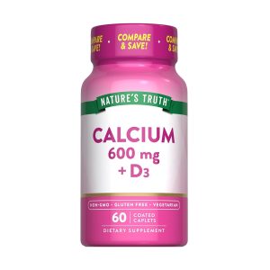 NATURE'S TRUTH CALCIUM 600MG +D3